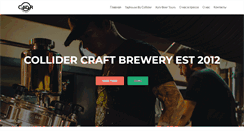 Desktop Screenshot of colliderbrewery.com